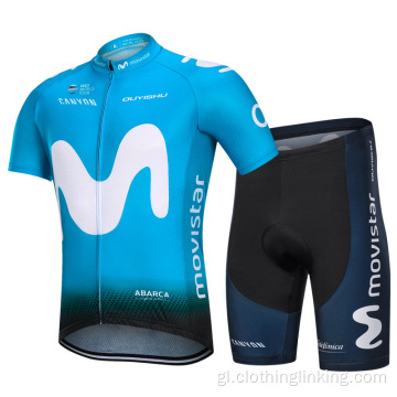 Traxe de shorts de ciclismo descendente de Ciclismo Team